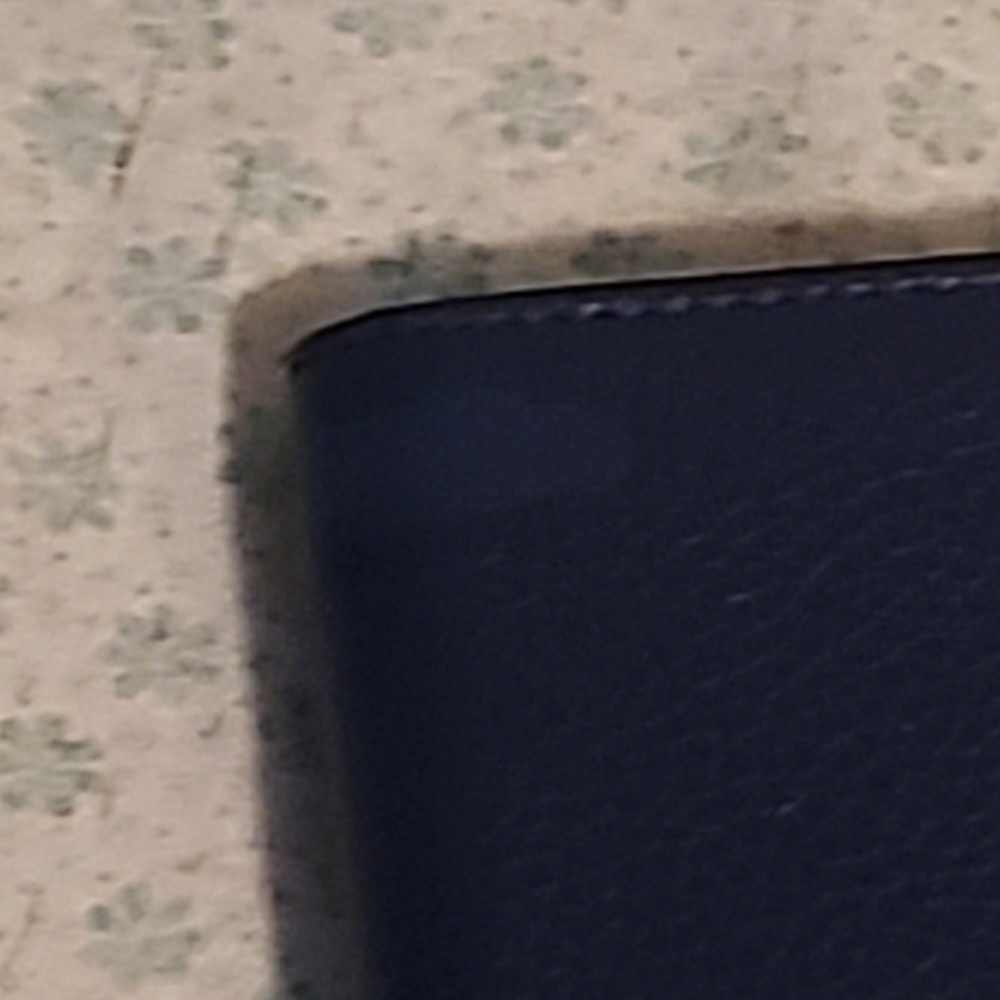 Womens blue leather wallet - Picture 5 of 5